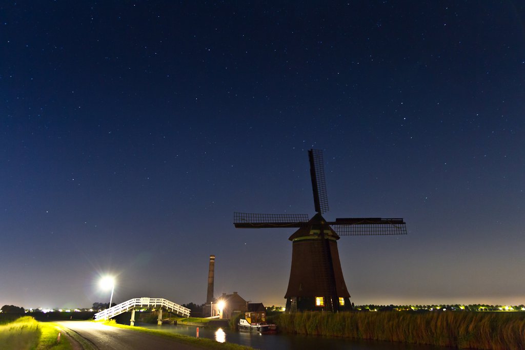 Windmill in the Night 1
